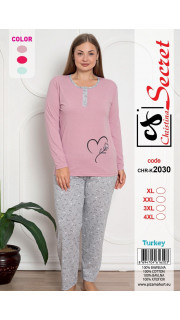 Piżama damska (XL-4XL) towar turecki