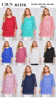 BLUZKA DAMSKA (XL-4XL)