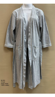 Szlafroki damskie (M-3XL)