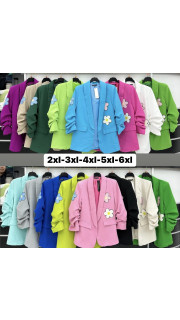 Marynarki Damskie (2xl-6xl) Towar włoski