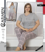 Piżama damska (2XL-4XL) towar turecki