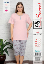 Piżama damska (XL-4XL) towar turecki