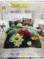 KOMPLET POŚCIELI 3D 4-CZĘŚCIOWY (200x220)