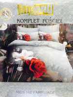 KOMPLET POŚCIELI 3D 4-CZĘŚCIOWY (200x220)