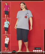 PIŻAMA DAMSKA (L-4XL)