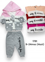 Komplet dziewczęcy (9-24M)