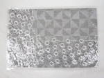 Obrus kwadratowy + bieżnik gwiazdki (85cm)