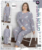 Piżama Damska (XL-4XL) towar turecki