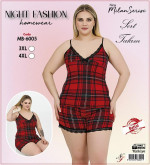 Piżama damska (3XL-4XL)