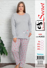 Piżama Damska (XL-4XL) towar turecki