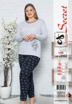 Piżama Damska (XL-4XL) towar turecki