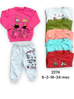 Komplet dziewczęcy (6-24m) towar turecki