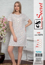 Koszula nocna damska (M-2XL) towar turecki