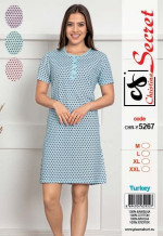 Koszula nocna damska (M-2XL) towar turecki