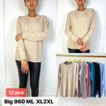 SWETRY DAMSKIE (M-2XL)