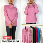 SWETRY DAMSKIE (M-2XL)