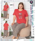 Piżama damska (XL-4XL) towar turecki